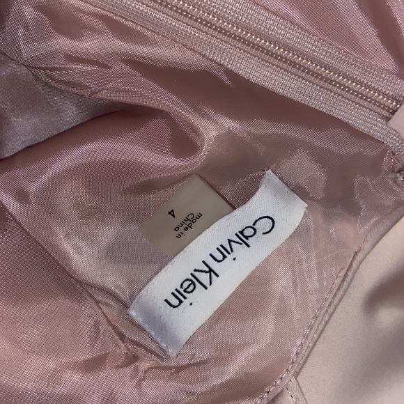Calvin Klein Gown color: blush size: 4 - Picture 6 of 6